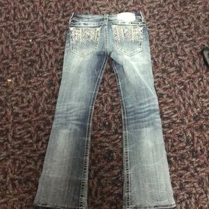 miss me bling boot cut jeans